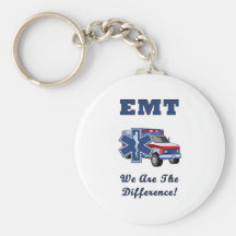 EMT We Are The Difference Keychain