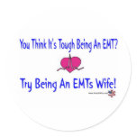 EMTs Wife Sticker