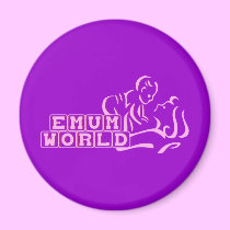 Emumworld Logo 1 magnets