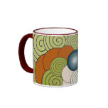 En Espiral verde teja Mod. 1. Mug