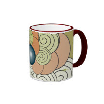 En Espiral verde teja Mod. 1. Mug