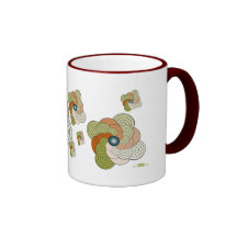 En Espiral verde teja Mod. 2. Mug