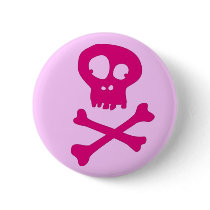 En rose pour Halloween - Pin's