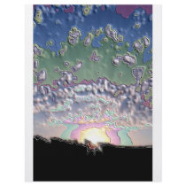 Enamel Setting sun