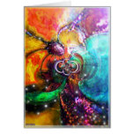 Enamel Wall Flower 1-2 Greeting Card