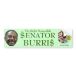 $enator Burri$ bumper stickers