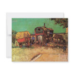 Encampment of Gypsies w Caravans; Vincent van Gogh invitations