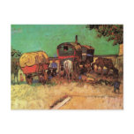 Encampment of Gypsies w Caravans; Vincent van Gogh postcards