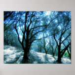 "Enchanted Blue"-Large poster
