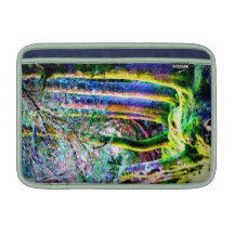 Enchanted Forest Abstract Art  Rickshaw Sleeve MacBook Sleeve