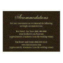 Enchanted Forest Wedding Insert Reception Cards Business Card Template