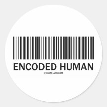 Encoded Human (Barcode Attitude) Stickers