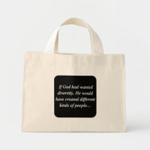 Encourage Diversity Reverse (sq) Bags