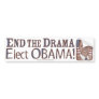 End Drama, Vote Obama Bumper Sticker 