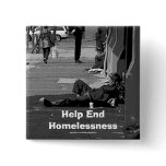 End Homelessness Campaign Button