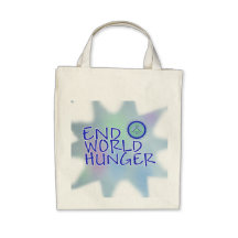 End Hunger Somalia Relief Grocery Tote Canvas Bags