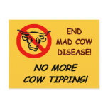 End Mad Cow Disease postcards
