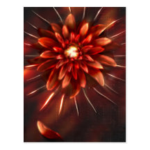 End of flowers - Postcard