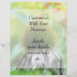 End Of The Season - Coneflower Close Up Personalized Flyer