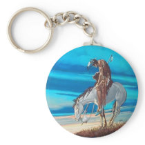 end of trail key chain