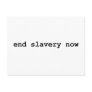 end slavery now postcards