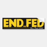 END the FED bumper stickers