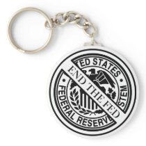 End The Fed Federal Reserve System Key Chain