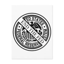 End The Fed Federal Reserve System Postcards