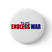 End This War Pinback Button