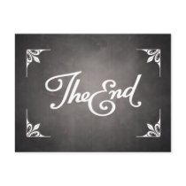 End Title Card postcard