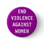End violence against women buttons