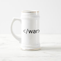 End War html - Black & White Coffee Mug