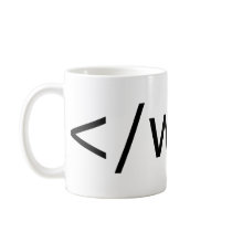 End War html - Black & White Mugs