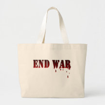 END WAR TOTE BAG