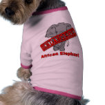 Endangered Animal African Elephant pet clothing