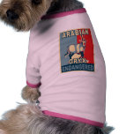 Endangered Arabian Oryx Pop Art Tshirts pet clothing