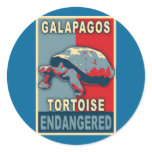 Endangered Galapagos Tortoise Pop Art Tshirts stickers