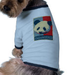 Endangered Panda Pop Art Design pet clothing