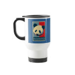 Endangered Panda Pop Art Design mugs