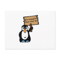 Endangered Penguin Asks for Adoption