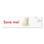 Endangered Polar Bear bumper stickers