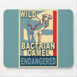 Endangered Wild Bactrian Camel Pop Art Tshirts mousepads
