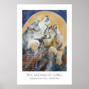 Endangered Wolf Inspirational Poster Howling Wolf posters