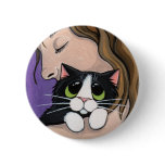 Endless Love - Cat Art Button