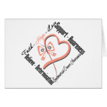Endometrial Cancer Faith Hope Love Butterfly cards