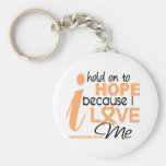 Endometrial Cancer Hold On To Hope For ME Keychains