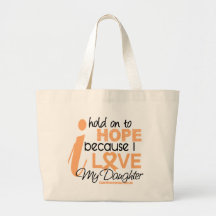 Endometrial Cancer Hold On To Hope For My Daughter Tote Bag