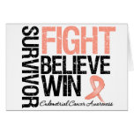 Endometrial Cancer Survivor Fight Believe Win Mott cards