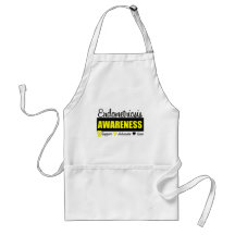Endometriosis Awareness Badge Aprons