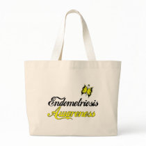 Endometriosis Awareness Butterfly Tote Bag